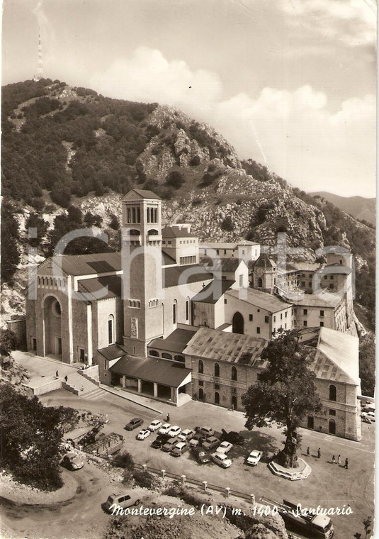 1966 MERCOGLIANO (AV) Panorama MONASTERO DI MONTEVERGINE *Cartolina Animata FG
