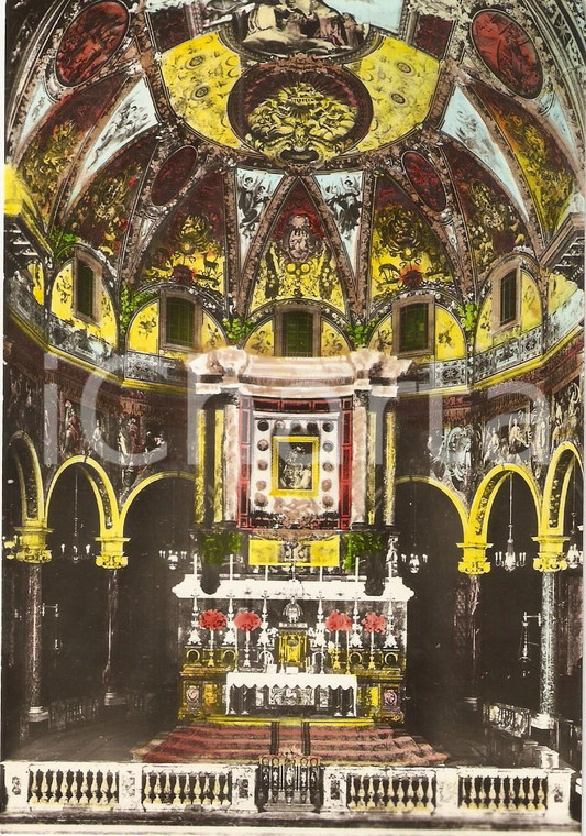 1960 ca POMPEI (NA) Altare del Santuario Beata Vergine del Rosario *Cartolina FG