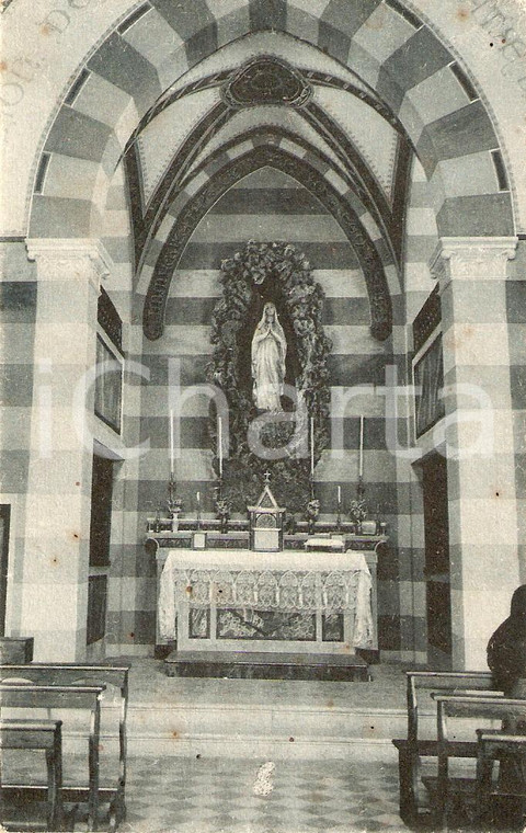 1930 ca VAL CAVALLINA (BG) Chiesa della Fonte di GAVERINA *Cartolina FP VG