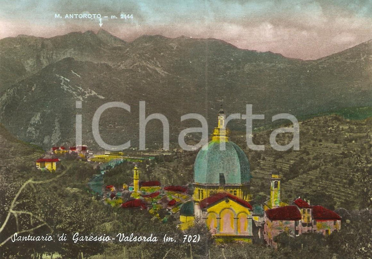 1950 ca GARESSIO (CN) Santuario Beata Vergine delle Grazie VALSORDA *Cartolina