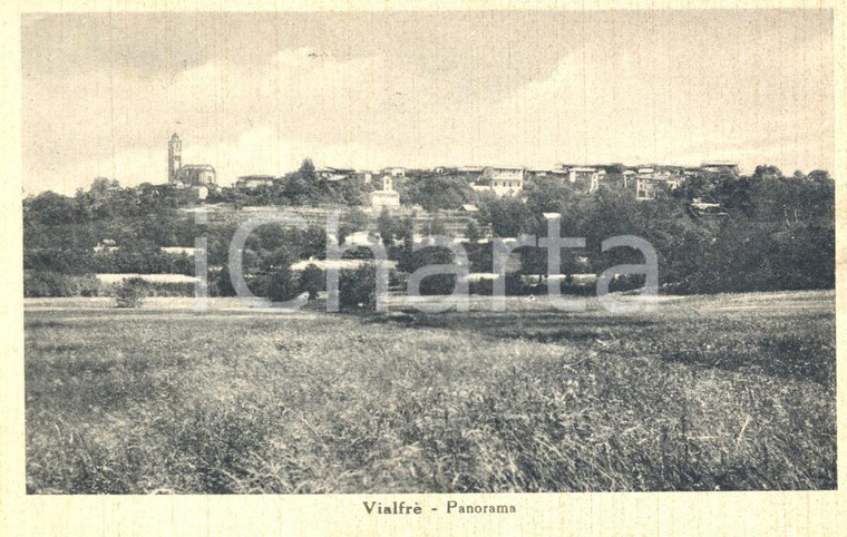 1955 VIALFRE' (TO) Veduta panoramica del paese *Cartolina FP VG