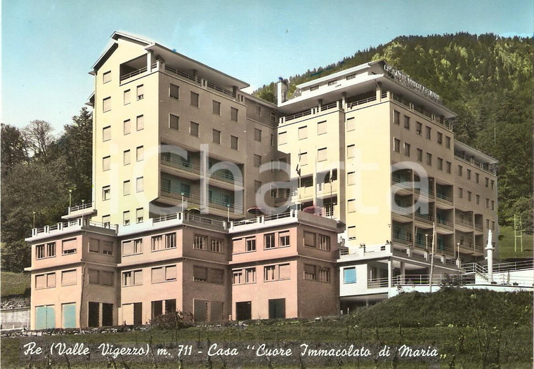 1950 ca RE (VB) Casa Cuore Immacolato di Maria VALLE VIGEZZO *Cartolina