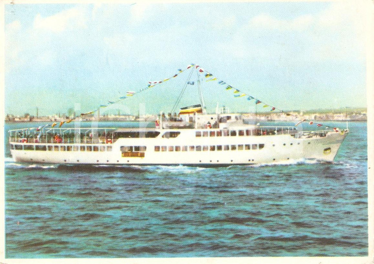 1950 ca NAPOLI Società Partenopea Navigazione SPAN Traghetto TRAGARA *Cartolina