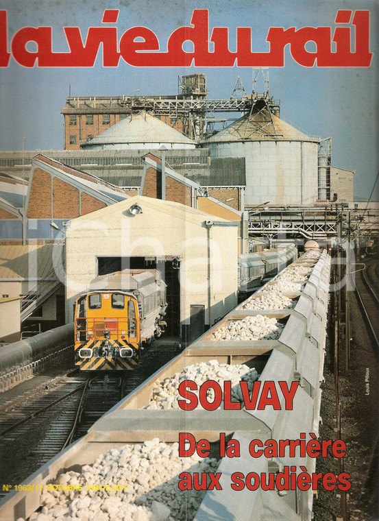 1984 VIE DU RAIL n. 1963 DOMBASLE SUR MEURTHE Treno alla fabbrica SOLVAY Rivista