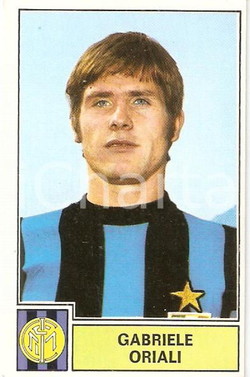 PANINI - CALCIATORI 1971 - 1972 Figurina Gabriele ORIALI Serie A INTER