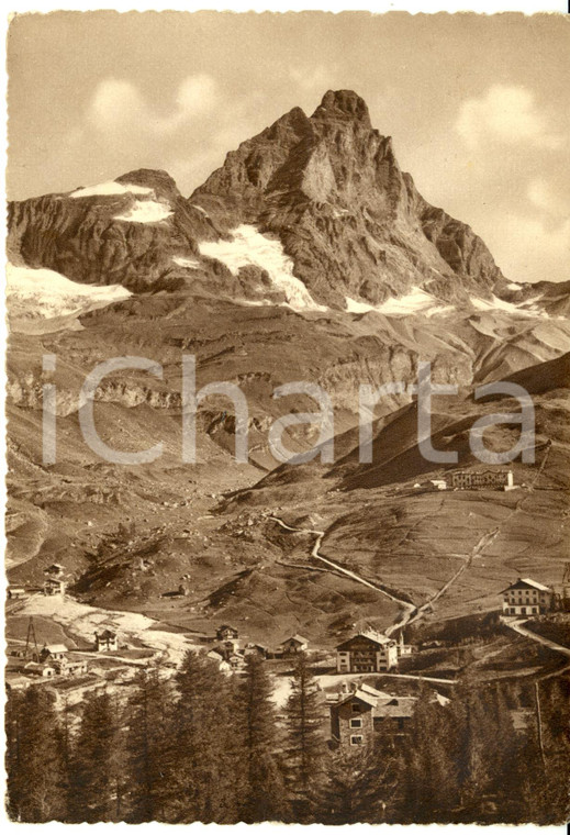 1950 ca CERVINIA - BREUIL (AO) Panorama *Cartolina postale FG VG