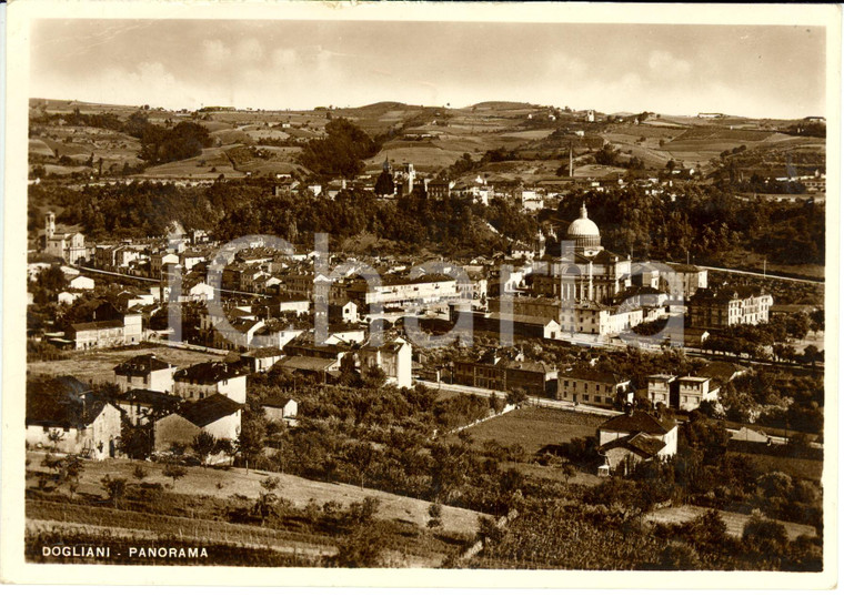 1948 DOGLIANI (CN) Panorama *Cartolina postale FG VG