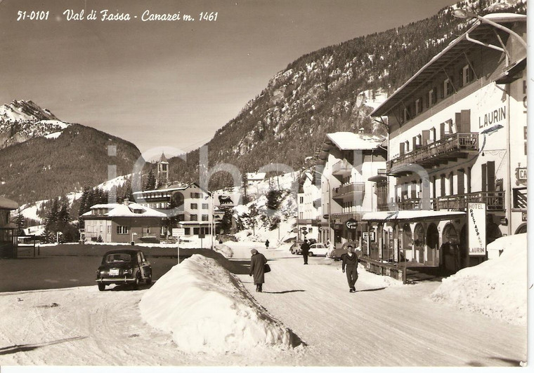 1964 CANAZEI (TN) Panorama *Cartolina postale FG VG