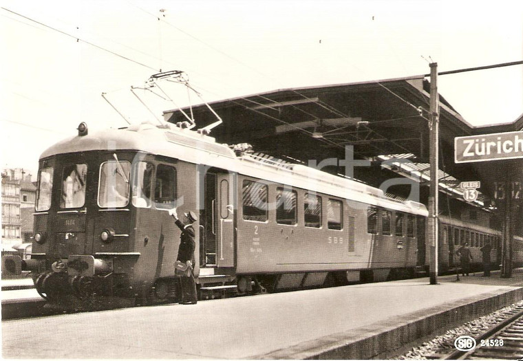 1975 ca ZURICH Locomotiva SIG RBe 4/4 Serie 1401 *Cartolina FG NV