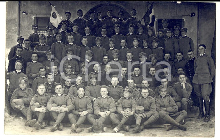 1915 ca WW1 REGIO ESERCITO Militari e allievi ufficiali di Fanteria *Foto gruppo