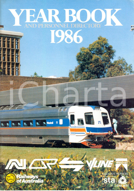 1986 RAILWAYS OF AUSTRALIA Year book and personnel directory *ILLUSTRATO