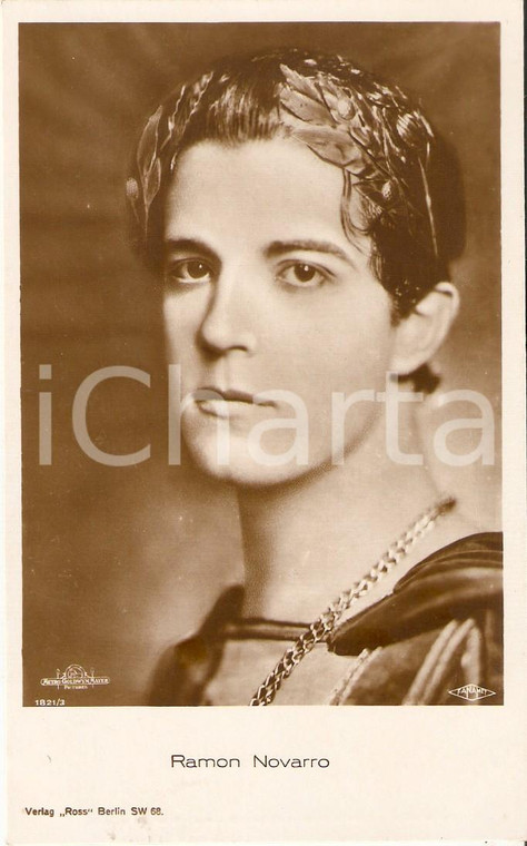 1925 CINEMA Ramon NOVARRO nel ruolo di BEN-HUR - Cartolina FP NV