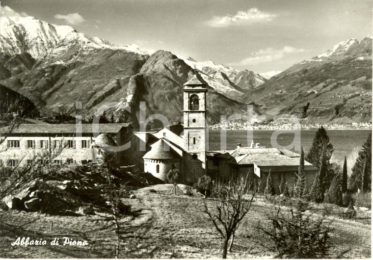 1960 ca COLICO (LC) Abbazia di PIONA su lago di COMO * Cartolina FG NV