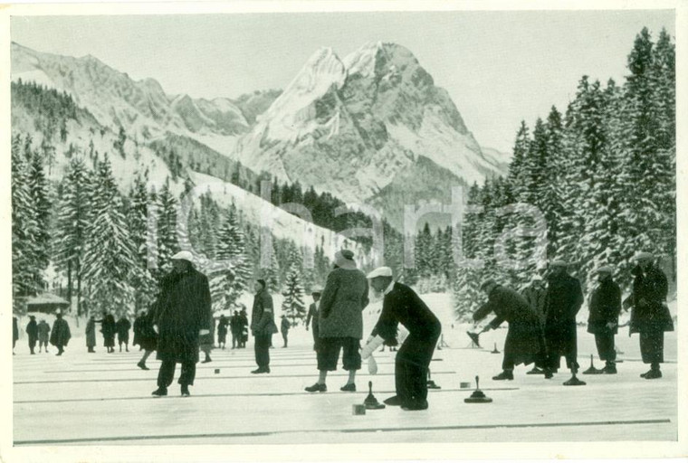 1936 GARMISCH-PARTENKIRCHEN Olympic Winter Games Piste sci RIESSERSEE figurina