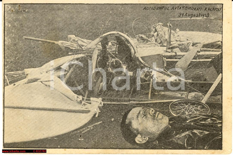1913 Aviazione incidente mortale AUREL VLAICU