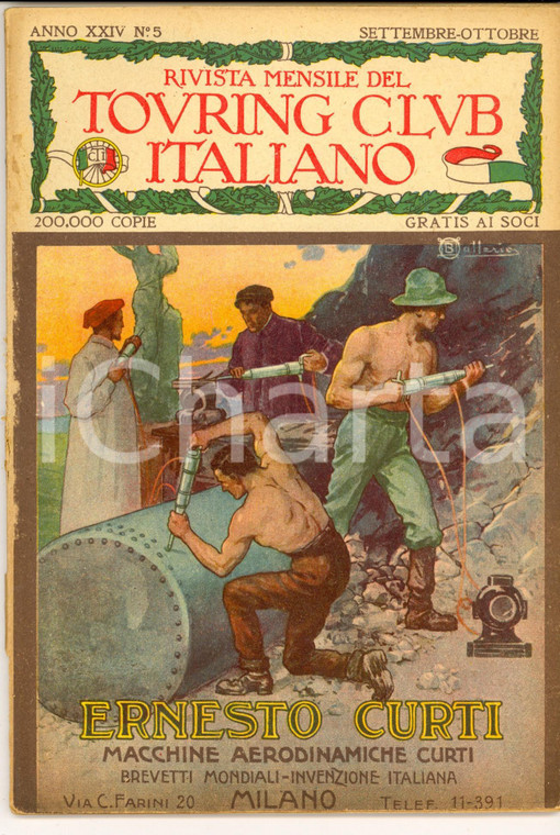 1919 TOURING CLUB ITALIANO La battaglia di Punta SAN MATTEO *Anno XXV n° 5
