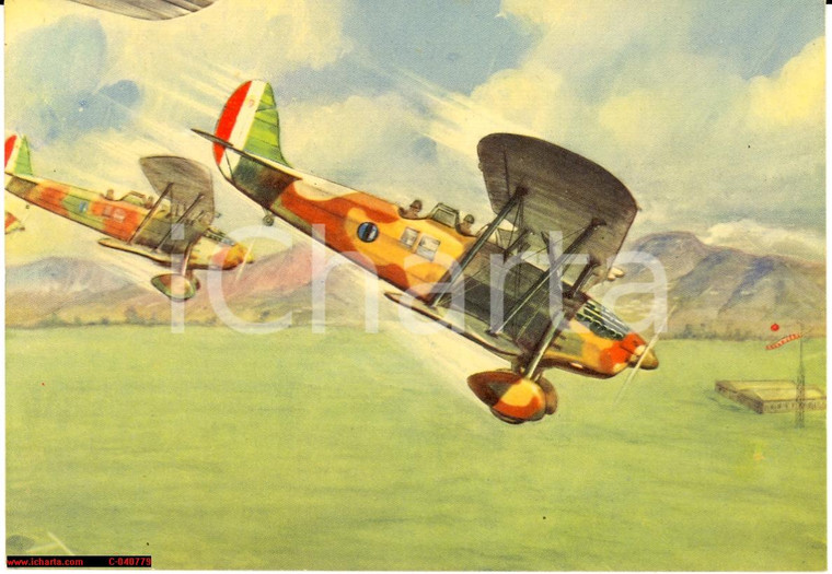 1940 WW2 aerei OFM IMAM Ro 37 in picchiata, aeronautica