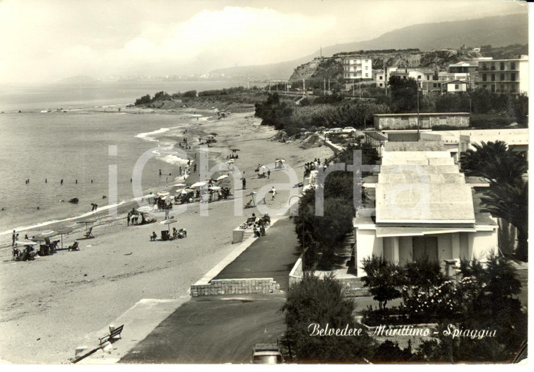 1975 BELVEDERE MARITTIMO (CS) Vista della spiaggia *Cartolina FG NV