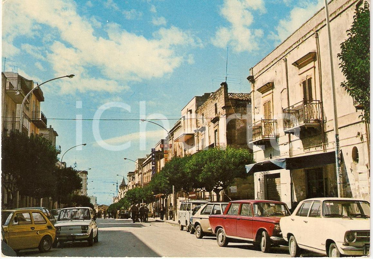 1975 ca RIBERA (AG) Casa di Francesco CRISPI Corso UMBERTO I *Cartolina VINTAGE