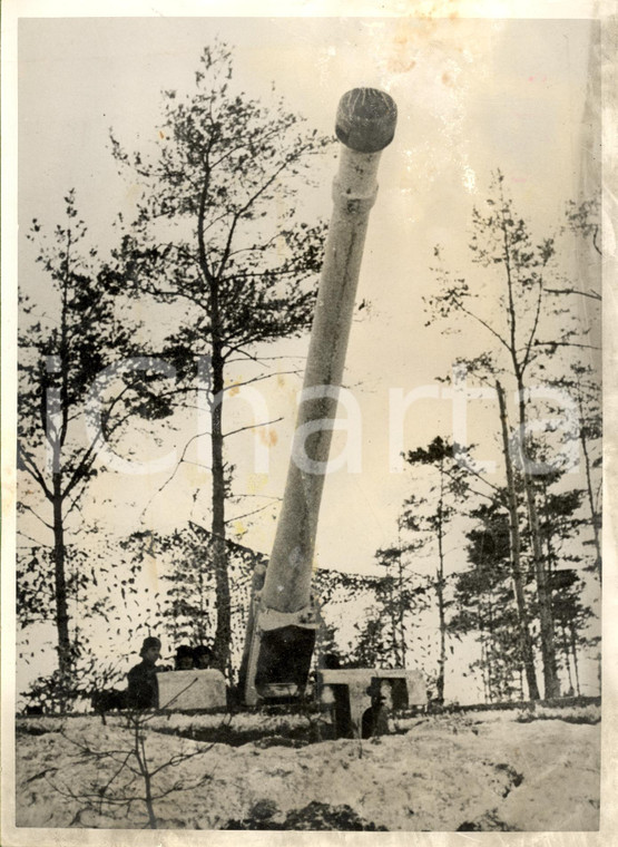 1943 LENINGRAD WW2 Artiglieria tedesca all'assedio della città *Foto DANNEGGIATA