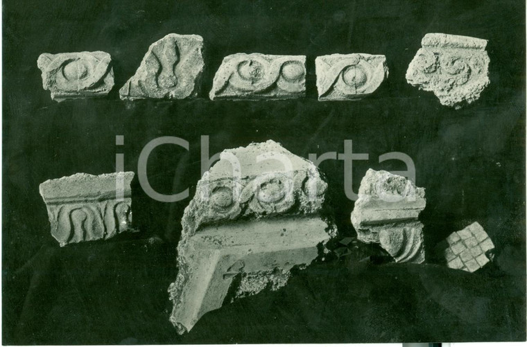 1937 POMPEI (NA) Scavi archeologici Stucchi musivi e mosaici *FOTOGRAFIA