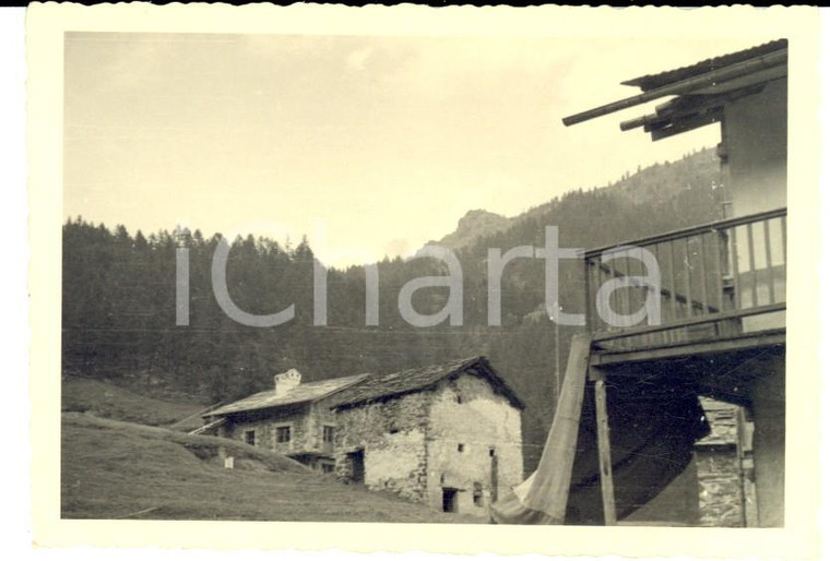1930 ca SEUIL (FRANCIA) Panorama con case di montagna *Foto VINTAGE 10x7 cm