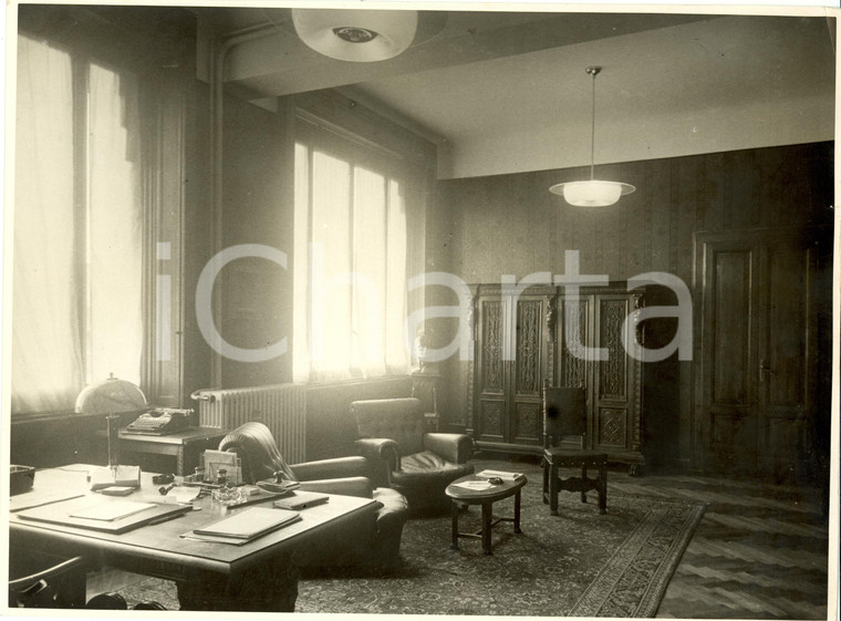 1937 MILANO Associazione ITALO-GERMANICA di cultura La sala del Consiglio *Foto