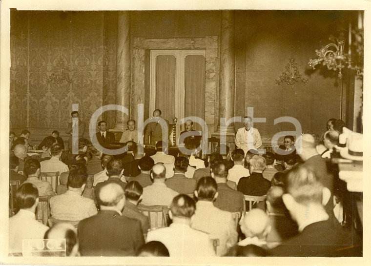 1938 ROMA Franco ANGELINI al Convegno per miglioramento Vita RURALE *Fotografia