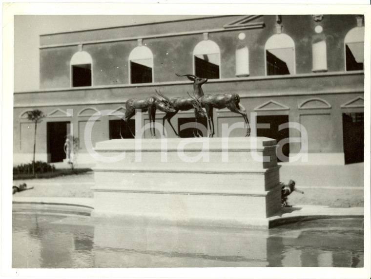 1933 MILANO Gruppo in bronzo di Guido RIGHETTI per nuova piscina via PONZIO Foto