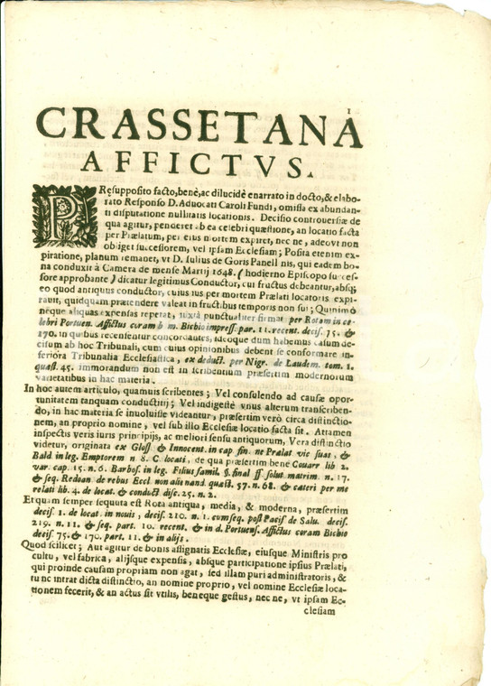 1670 ca GROSSETO Giulio GORI PANELLINI tenuta ROSELLE vescovo Ascanio TURAMINI