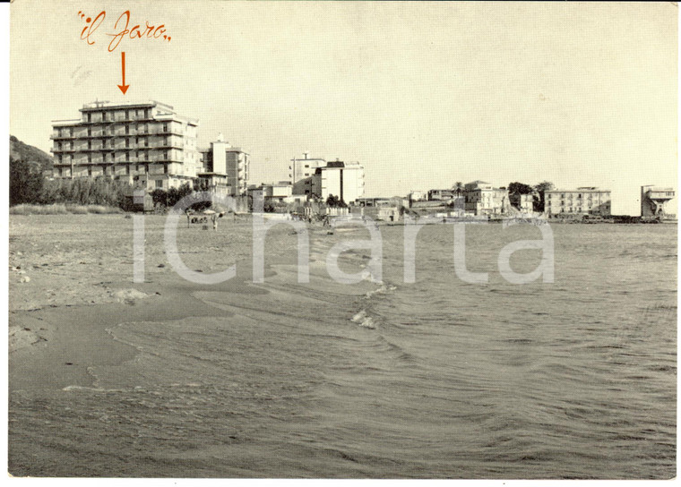 1970 ca POLLICA (SA) Hotel Il Faro ad ACCIAROLI Cartolina gigante NV