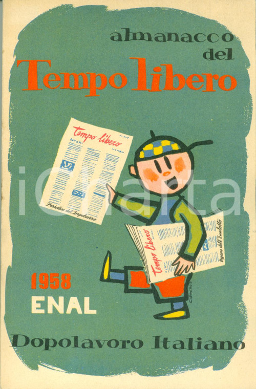 1958 ENAL Almanacco del Tempo Libero Dopolavoro italiano *408 pagine