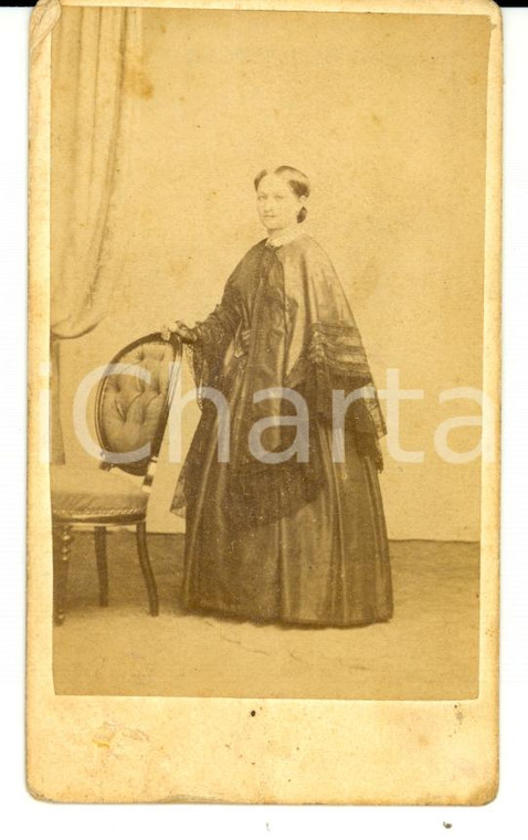 1880 ca MILANO Ritratto di Marietta GIANNONI Fotografia FIORENTINA