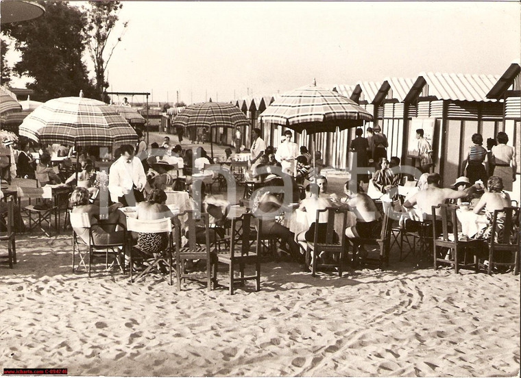 1937 Venezia Lido spiaggia *Foto stabilimento balneare