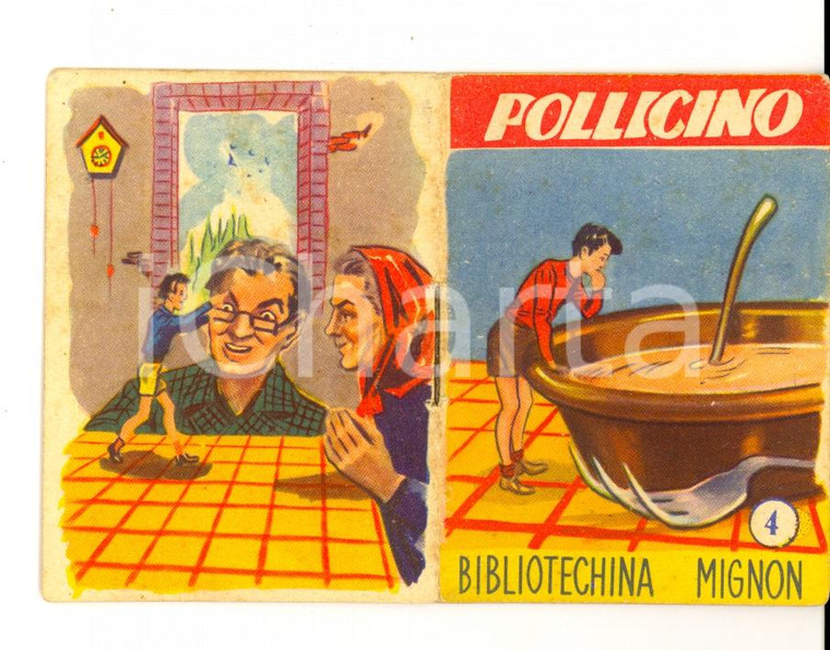 1950 ca POLLICINO Racconto BIBLIOTECHINA MIGNON