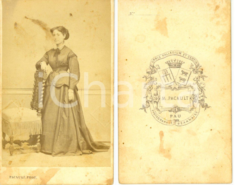 1870 ca PAU (F) Ritratto di gentildonna borghese *Foto BEARNAISE