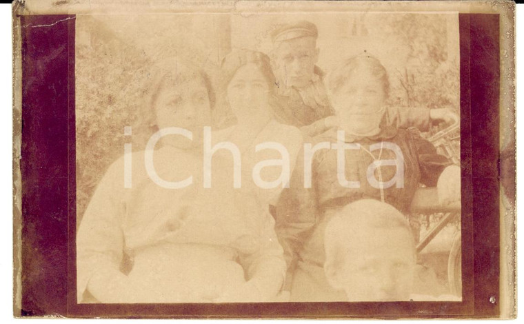 1913 BERNA (CH) Ritratto di Luisette BOLLANA con la famiglia *Fotografia FP VG