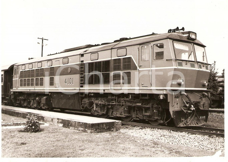 1975 ca THAILANDIA State Railways SRT Locomotiva 4101 *Fotografia DANNEGGIATA