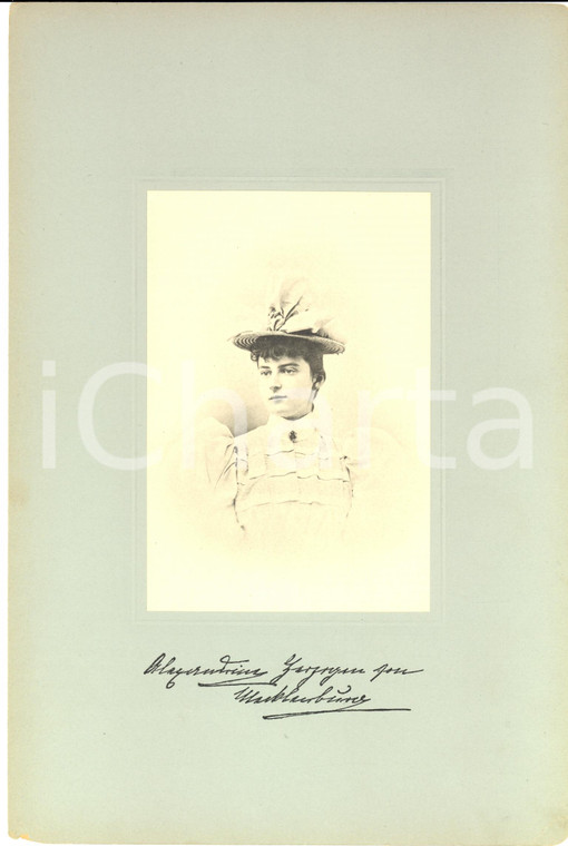 1920 Alexandrine von MECKLENBURG-SCHWERIN Queen of DENMARK *VINTAGE Portrait
