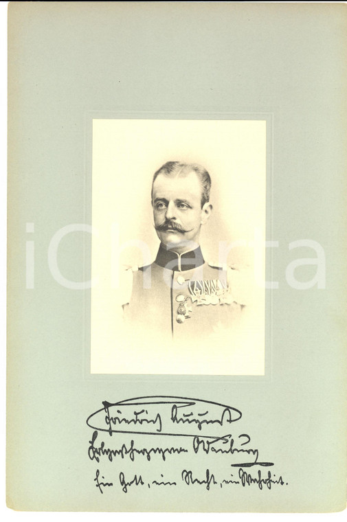 1920 Gran Duke Frederick Augustus II of OLDENBURG *VINTAGE Portrait