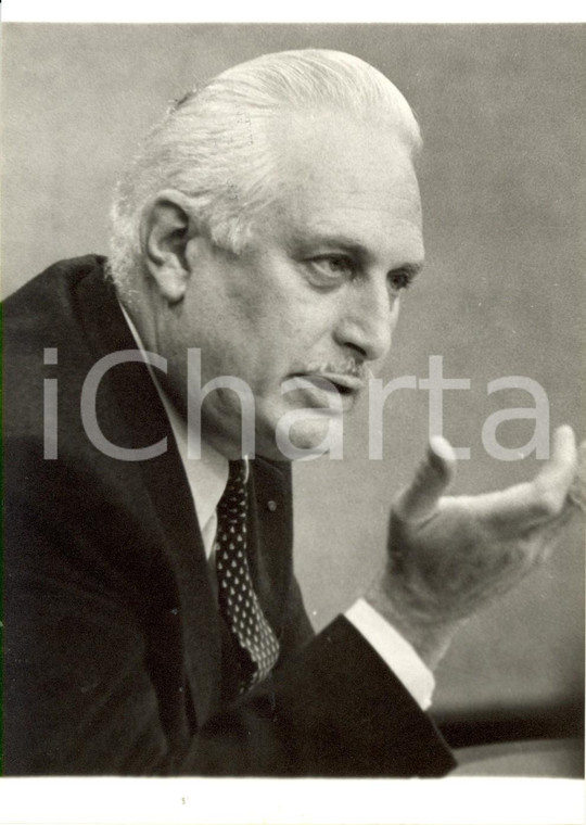 1979 PARIS (F) Ministro André GIRAUD ospite CLUB DE LA PRESSE radio EUROPE 1