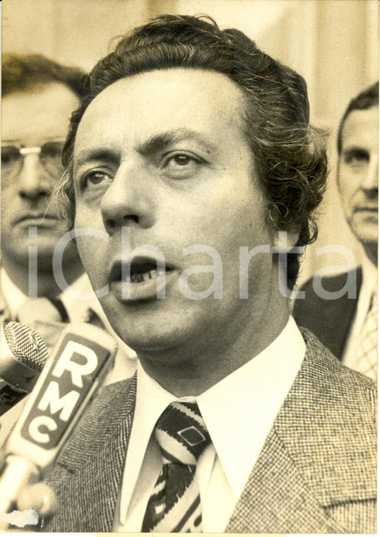 1975 PARIS Yvan CHARPENTIE President CGC Confédération Générale des Cadres Photo