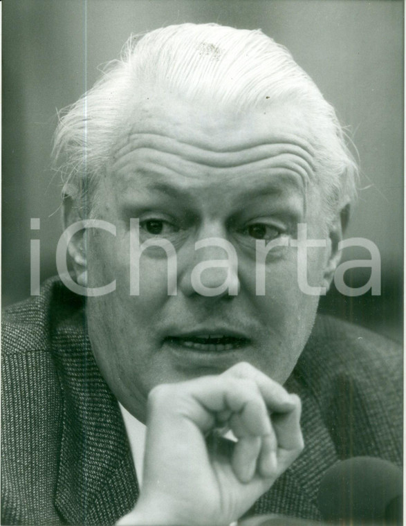 1988 BONN (DE) Gerhard STOLTENBERG Ministro dell'Economia CDU Fotografia