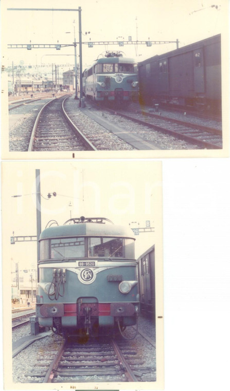 1973 PARIS (FRANCE) Ferrovie SNCF Locomotiva BB-9520 *Lotto 2 fotografie