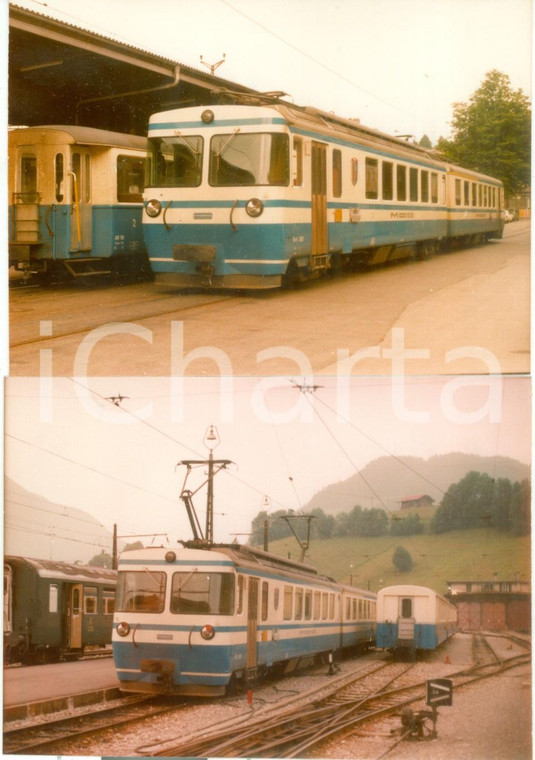 1975 SVIZZERA MONTREUX-BERNER-OBERLAND Treno scartamento elettrico *Lotto 2 foto