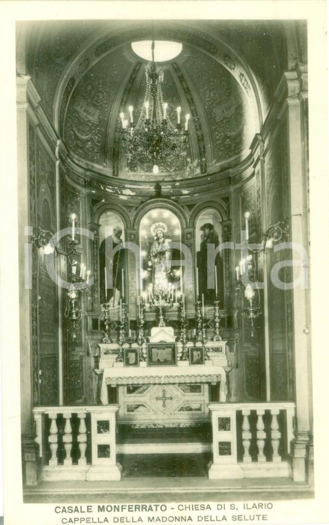 1930 ca CASALE MONFERRATO (AL) Cappella Madonna della Salute  *Cartolina FP NV