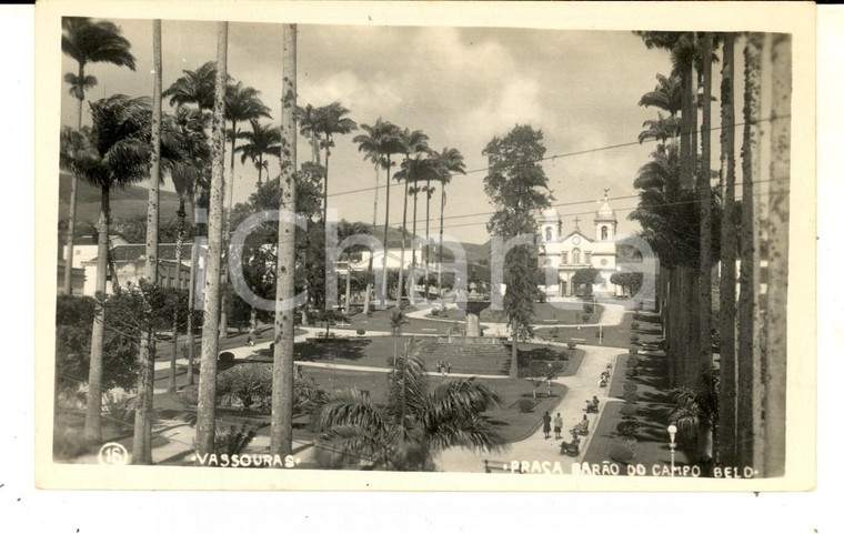 1950 VASSOURAS (BRAZIL) Praça Barao do Campo Belo *Foto seriale VINTAGE 9x14