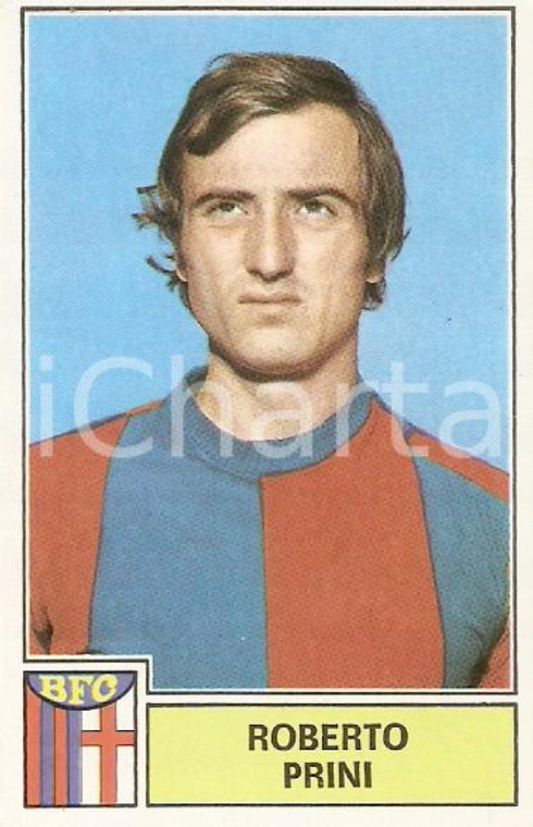 PANINI - CALCIATORI 1971 - 1972 Figurina Roberto PRINI Serie A BOLOGNA (5)