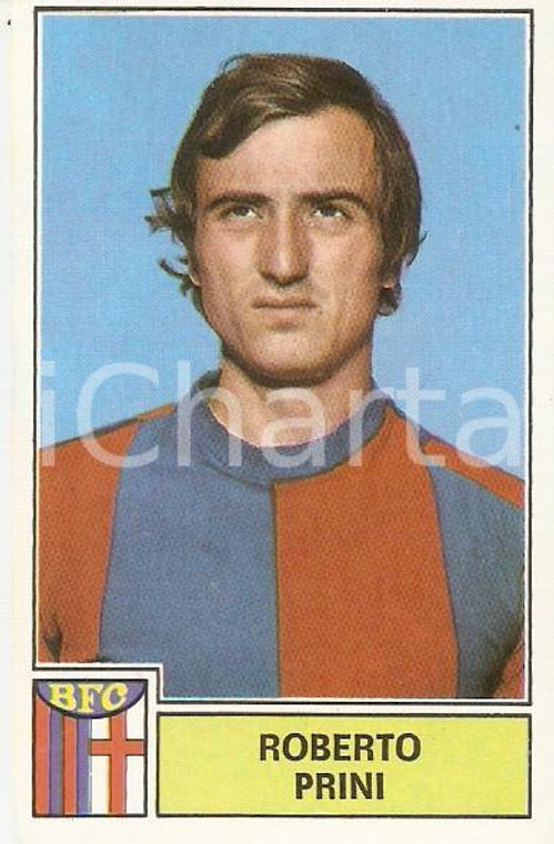 PANINI - CALCIATORI 1971 - 1972 Figurina Roberto PRINI Serie A BOLOGNA (4)