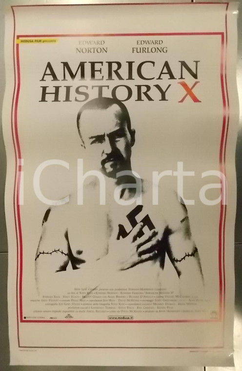 1998 AMERICAN HISTORY X Edward HORTON Edward FURLONG *Locandina 33x53